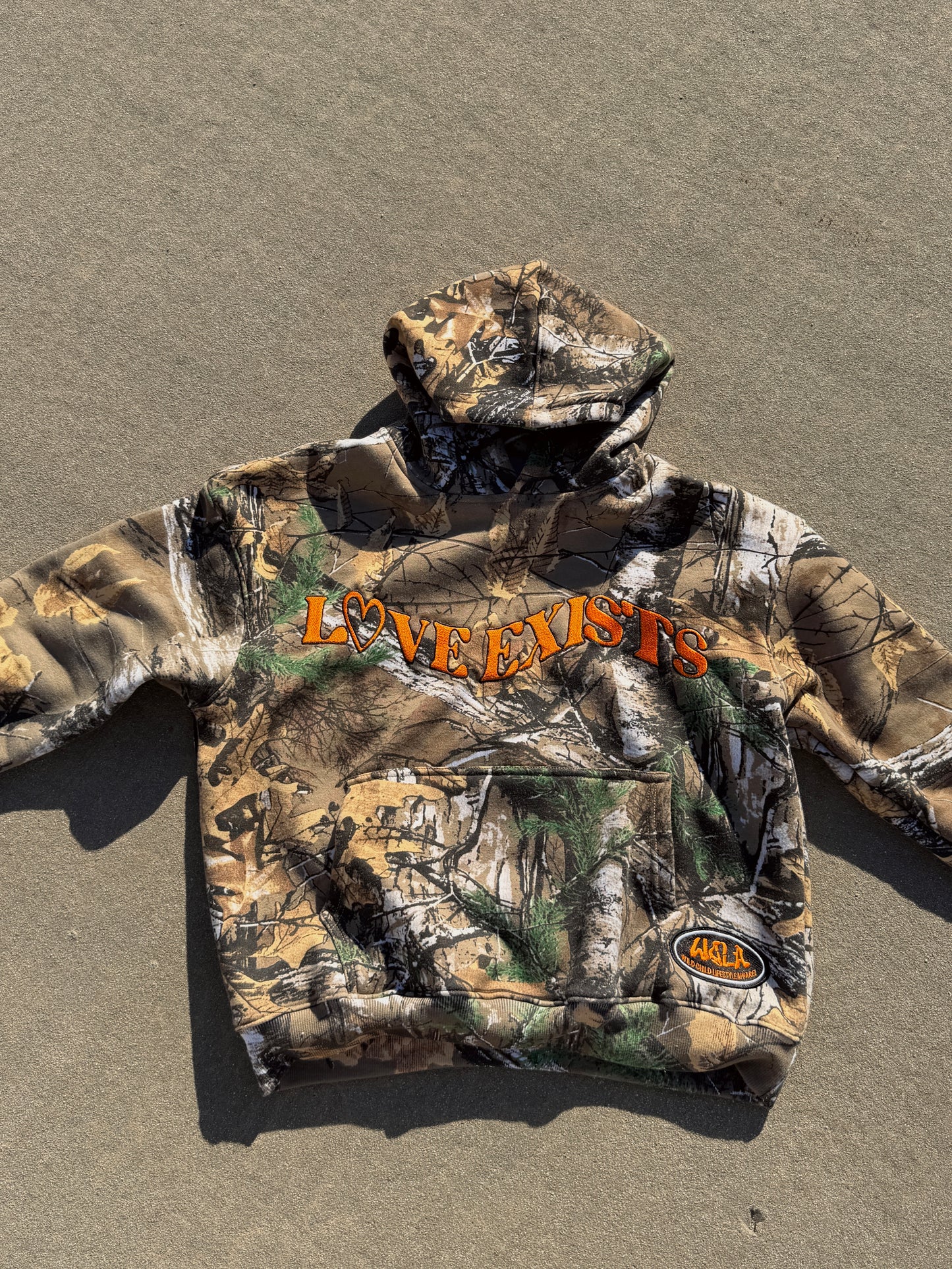 Camo Love Exists Hoodie