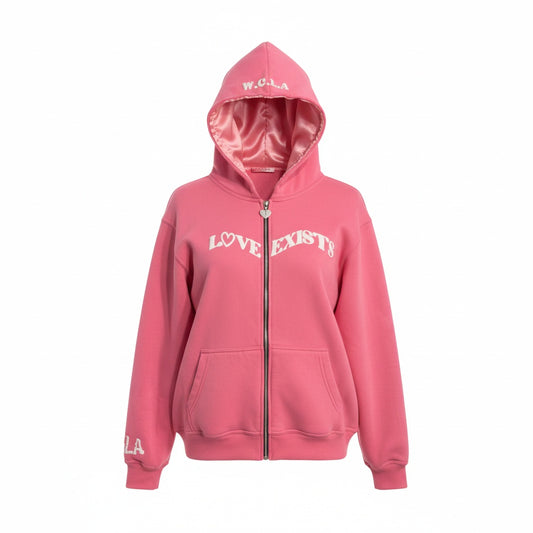 "Love Exists" Jacket (Pink)
