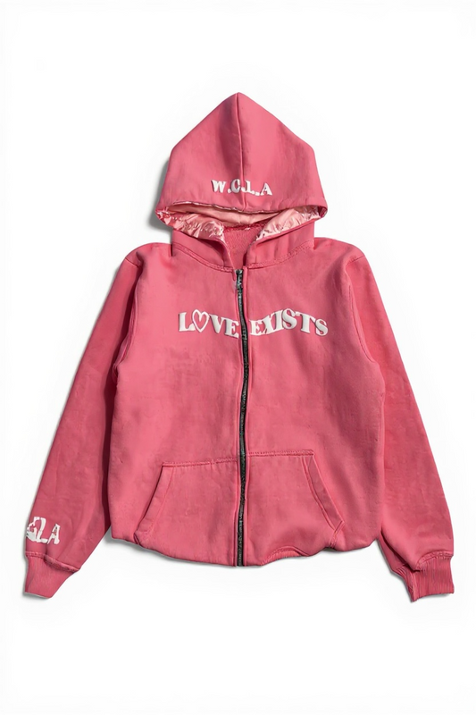"Love Exists" Jacket (Pink)