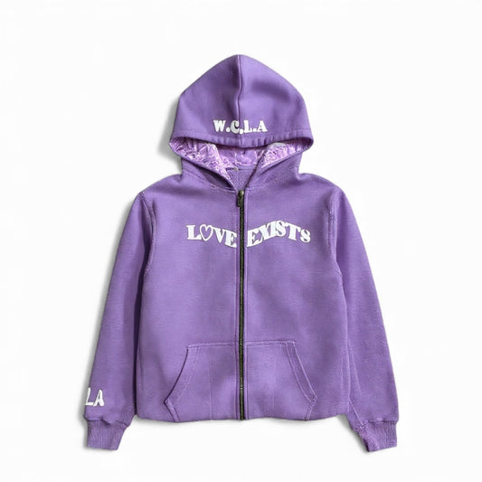 "Love Exists" Jacket (Purple)